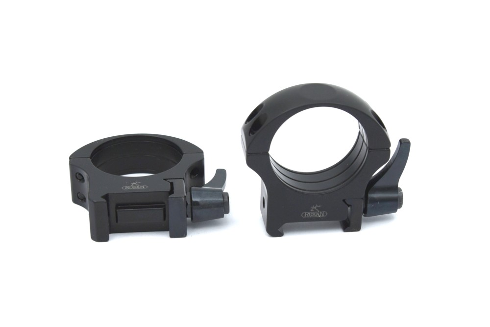 Rusan 40mm rýchloupínacie picatinny krúžky odľahčené AL H14