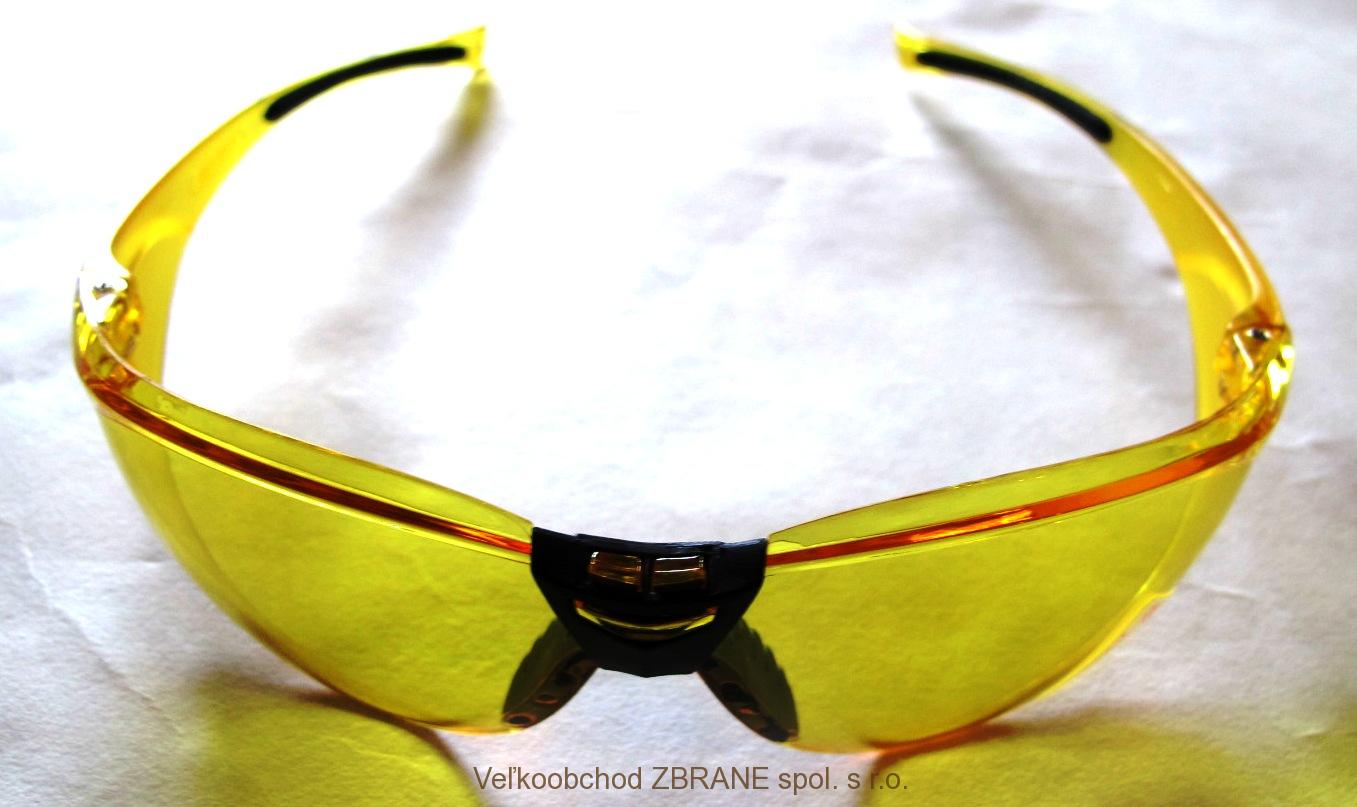 Strelecké okuliare žlté 