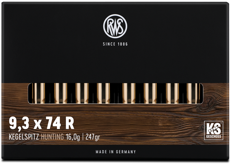 RWS 9,3x74 R KS/16,0g