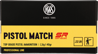 RWS 22LR Pistol Match SR 2,6g