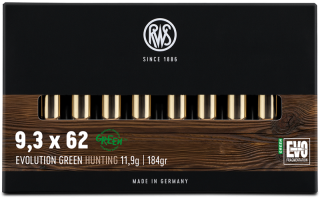 RWS 9,3x62 EVO Green/11,9g