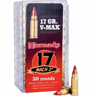 Hornady 17 Mach 2 V-MAX/17grs